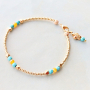 Bracelets color&eacute;s pour l&rsquo;&eacute;t&eacute; avec perles &agrave; facettes