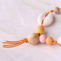Bijoux de plage avec perles en bois, perles coquillage et m&eacute;tal DQ !