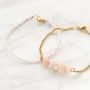 Bracelets et boucles d&rsquo;oreilles avec des appr&ecirc;ts en acier inox 
