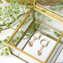 Fabriquez les plus belles boucles d&rsquo;oreilles avec des pendentifs + connecteurs en Crystal Glass