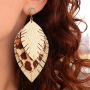 Fabriquez des boucles d&rsquo;oreilles/porte-cl&eacute;s avec des pendentifs en simili cuir  