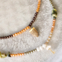 Bijoux tendances avec de nouvelles perles &agrave; facettes