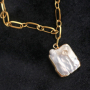 Pendentifs et connecteurs avec des perles d&rsquo;eau douce ! C&rsquo;est parti ! 