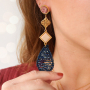 R&eacute;alisez de magnifiques boucles d&rsquo;oreilles aux couleurs hivernales gr&acirc;ce &agrave; ces pendentifs &agrave; perles &agrave; facettes