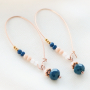 Boucles d'oreilles ultra styl&eacute;es dans les derni&egrave;res couleurs tendance