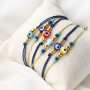 Confectionner de magnifiques bracelets avec les nouvelles perles &OElig;il porte-bonheur :