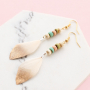 Comment cr&eacute;er des bijoux avec des perles en coco disque : 
