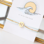 Comment confectionner des bracelets alphabet avec du cordon en satin :