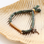 Inspiration pour la confection de bracelets avec le ruban &eacute;lastique Ibiza :