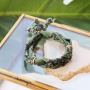 Inspiration pour la confection de bracelets avec le ruban &eacute;lastique Ibiza :