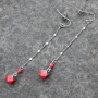 Trouvez l&rsquo;inspiration : avec les pendentifs en pierres naturelles, vous allez pouvoir confectionner ces boucles d&rsquo;oreilles.