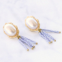 Ces boucles d&rsquo;oreilles tr&egrave;s tendance peuvent &ecirc;tre confectionn&eacute;es avec les appr&ecirc;ts de boucles d&rsquo;oreilles en m&eacute;tal DQ + acier inox :