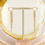 Ces boucles d&rsquo;oreilles tr&egrave;s tendance peuvent &ecirc;tre confectionn&eacute;es avec les appr&ecirc;ts de boucles d&rsquo;oreilles en m&eacute;tal DQ + acier inox :