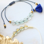 &Agrave; court d&rsquo;inspiration ? Vous pouvez facilement confectionner vous-m&ecirc;me ces bracelets avec des perles lettres acryliques :