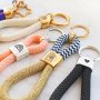 Inspiration pour la confection de porte-cl&eacute;s tendance avec cordelette style marin