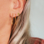 Vous pouvez confectionner ces magnifiques bijoux avec les tous nouveaux appr&ecirc;ts de boucles d&rsquo;oreilles et fermoirs pour bijoux en m&eacute;tal DQ :