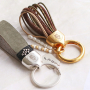 Inspiration de porte-cl&eacute;s Mix & Match avec cuir DQ et cordelette style marin