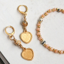 Ces bijoux exclusifs sont confectionn&eacute;s avec des perles en pierre naturelle jade et de l&rsquo;Artistic Wire :