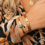 De magnifiques bagues et bracelets en acier inox avec une pierre naturelle !
