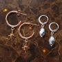 Trouvez l&rsquo;inspiration ! D&eacute;couvrez ici comment confectionner des boucles d&rsquo;oreilles et des bracelets dans une atmosph&egrave;re de No&euml;l/hiver : 