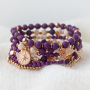 Trouvez l&rsquo;inspiration ! D&eacute;couvrez ici comment confectionner des boucles d&rsquo;oreilles et des bracelets dans une atmosph&egrave;re de No&euml;l/hiver : 