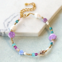 D&eacute;couvrez comment confectionner des bracelets super cool avec les perles acryliques fleurs et th&egrave;me marin 