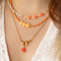 DIY : Confectionner des bijoux avec des perles roses  