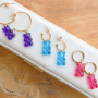 Inspiration pour la confection de bijoux color&eacute;s avec des pendentifs gummy bear