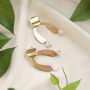 Inspiration pour boucles d'oreilles avec des breloques et connecteurs dor&eacute;s et argent&eacute;s 