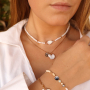 Bijoux estivaux avec des pendentifs coquillage