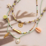 Inspiration pour un style plage avec des perles et breloques en m&eacute;tal DQ