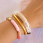 D&eacute;marrez avec ces perles acryliques tube color&eacute;es