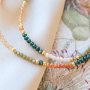 Inspiration de bijoux avec perles &agrave; facettes disque