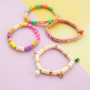 Cr&eacute;ation de bracelets avec perles en polym&egrave;re acidul&eacute;es