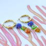 Cr&eacute;ez des parures de bijoux tendance avec les perles Millefiori.