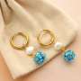 Inspiration pour la cr&eacute;ation de boucles d'oreilles et de colliers avec des perles en verre