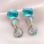 Cr&eacute;er des boucles d'oreilles d'&eacute;t&eacute; avec les perles en verre &agrave; fleurs 