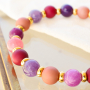 Inspiration de bracelets avec des perles acryliques