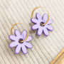 Comment cr&eacute;er des boucles d'oreilles avec des fleurs Polaris et des cr&eacute;oles DQ?