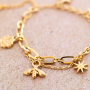 Inspiration de bijoux avec des breloques et des perles en acier inoxydable