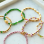 Conseils pour pr&eacute;parer des bracelets avec des perles &agrave; facettes