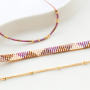 Bijoux minimalistes avec les perles Miyuki delicas