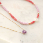Cr&eacute;ation de colliers tendance avec des pendentifs en pierre naturelle