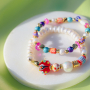 Inspiration avec des perles en c&eacute;ramique color&eacute;es