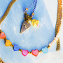 Inspiration d'&eacute;t&eacute; avec des perles nacr&eacute;es et polym&egrave;re