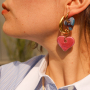 Cr&eacute;ez des boucles d'oreilles, colliers et bracelets uniques avec les c&oelig;urs en c&eacute;ramique grecque