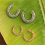 D&eacute;couvrez notre nouvelle collection de boucles d'oreilles en acier inoxydable