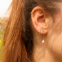 Mix and match avec des boucles d'oreilles et des  appr&ecirc;ts en acier inoxydable