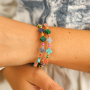 Inspiration de bijoux color&eacute;s avec des perles en pierre naturelle