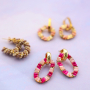 Inspirez-vous avec des pendentifs et boucles d'oreilles &agrave; facettes